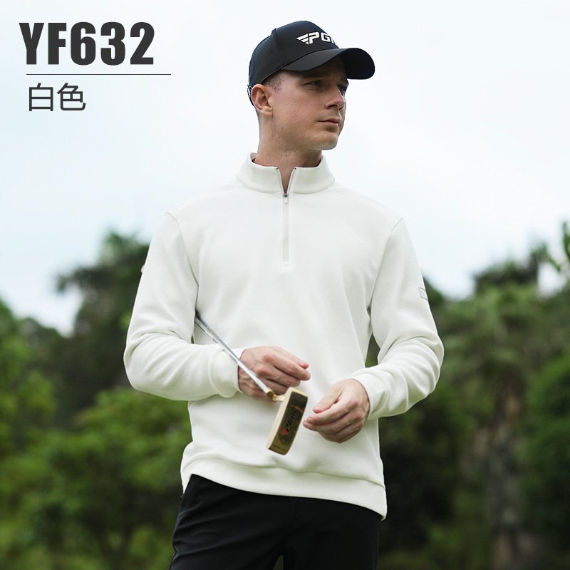 PGM高尔夫服装男士长袖外套秋冬T恤拉链立领保暖男装polo衫,淘宝优惠券,粉丝福利购,淘宝优惠卷