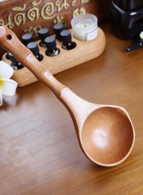 木质观景盆看盆美容院专用东南亚泰式spa欢迎仪式净手洗手礼盆