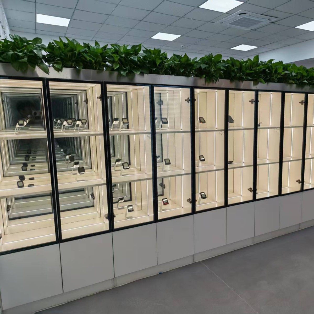 深渊镜展示柜千层镜柜摆件装饰 灯箱玻璃柜网红diy摆件手办柜酒柜,淘宝优惠券,粉丝福利购,淘宝优惠卷