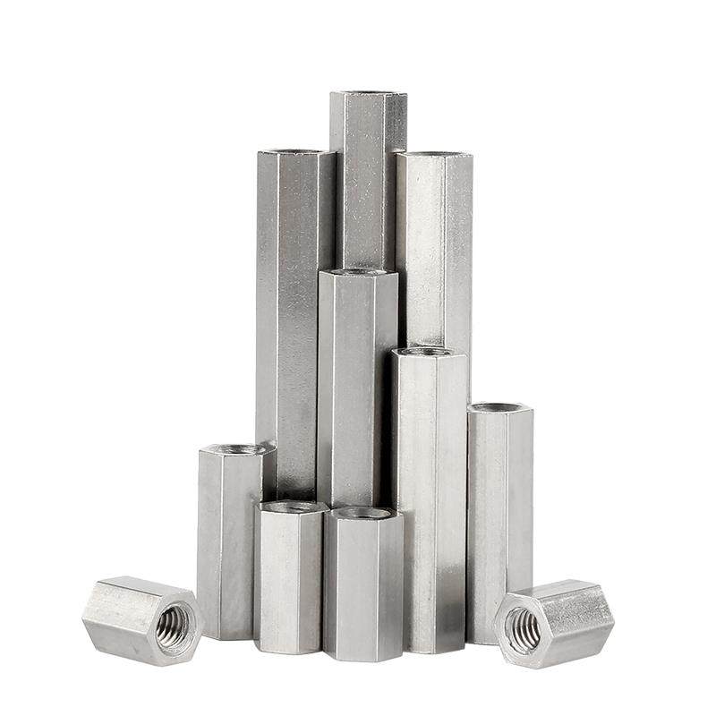 Double-pass hexagonal copper column double-head isolation column stainless steel nut column support column hollow chassis motherboard computer stud