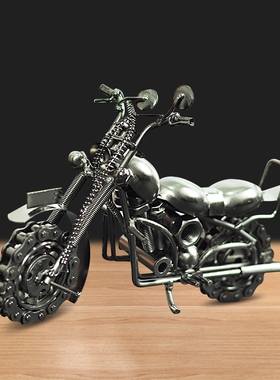 铁艺复古摆件客厅玄关酒柜装饰品房间工艺品办公桌面小摆设