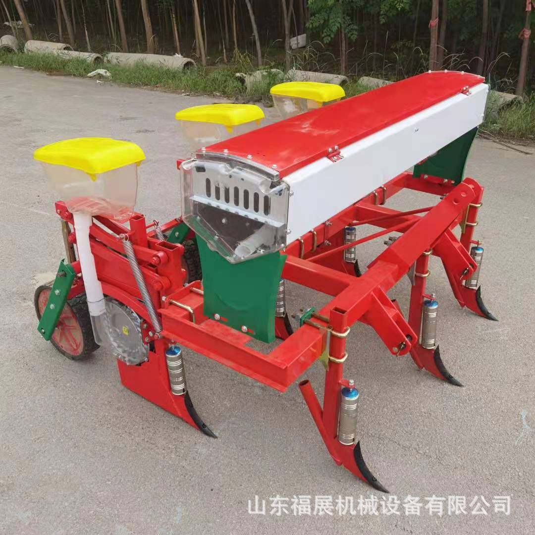 玉米播种滴灌覆膜机 单垄两行膜上花生玉米播种机 施肥喷药覆膜机,淘宝优惠券,粉丝福利购,淘宝优惠卷