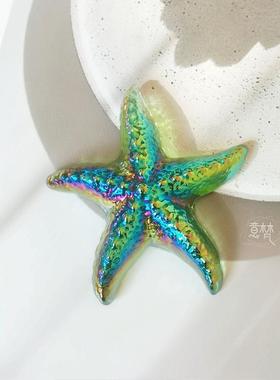 海底海洋动物海星小摆件鱼缸水族箱微景观装饰品可爱儿童奖励礼品