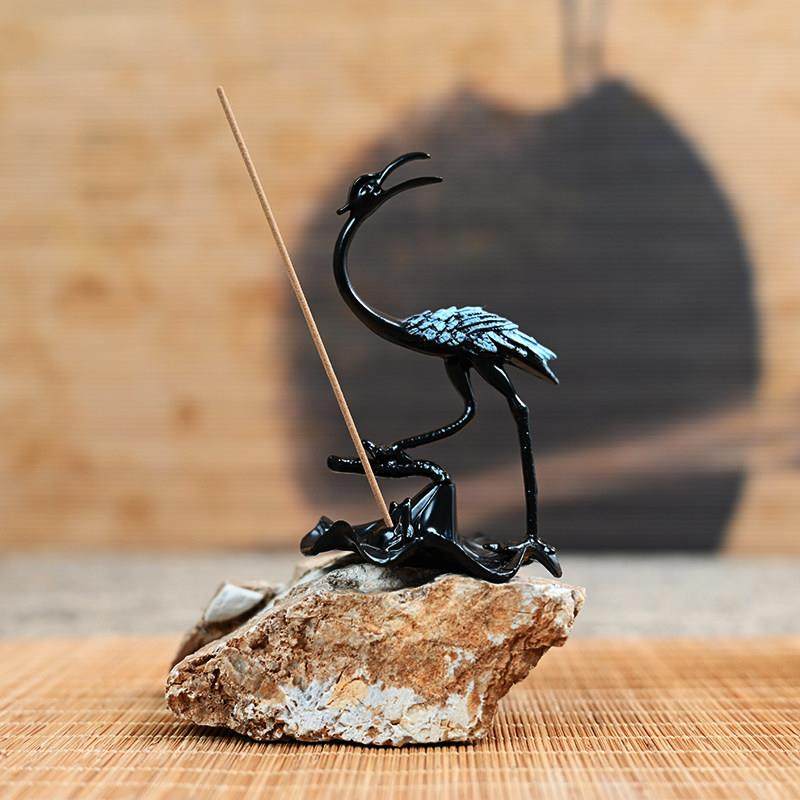 小号檀香盘香炉创意仿古香薰炉仙鹤香插家用室内仿古线香炉摆件,淘宝优惠券,粉丝福利购,淘宝优惠卷