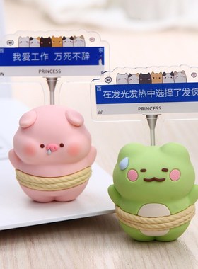 上班发疯狂办公室桌面摆件女生工位E装饰品打工人情绪管理稳定神