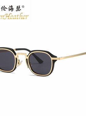 新款时尚小框太阳镜61060 欧美经典复古墨镜 跨境百搭太阳眼镜女