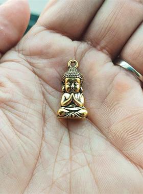 合金覆古如来佛像小佛像携带与您的汽车钥匙扣作为一个小圈礼物和