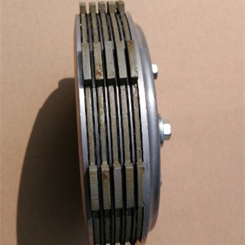 建设摩托JS125-6F(V6)标准版离合器小古总成小鼓 摩擦片五片 - 图1