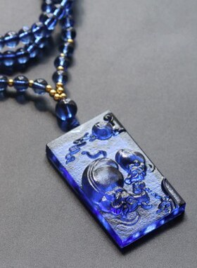 古法琉璃太极牛转乾坤吊坠男女本命转运护身随身挂件送礼项链锦盒