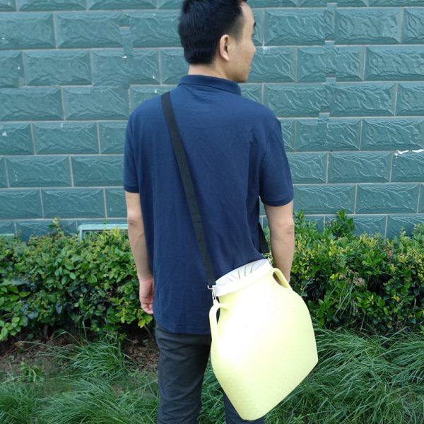 加厚塑料鱼篓鱼护仿竹编活鱼泥鳅黄鳝大闸蟹桶网篓背带带手提背篓,淘宝优惠券,粉丝福利购,淘宝优惠卷