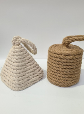 棉麻绳编创意挡风门阻防撞球家居