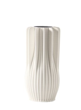 现代简约磨砂飘带瓶陶瓷摆件样板间售楼处酒店客厅餐厅装饰品摆设