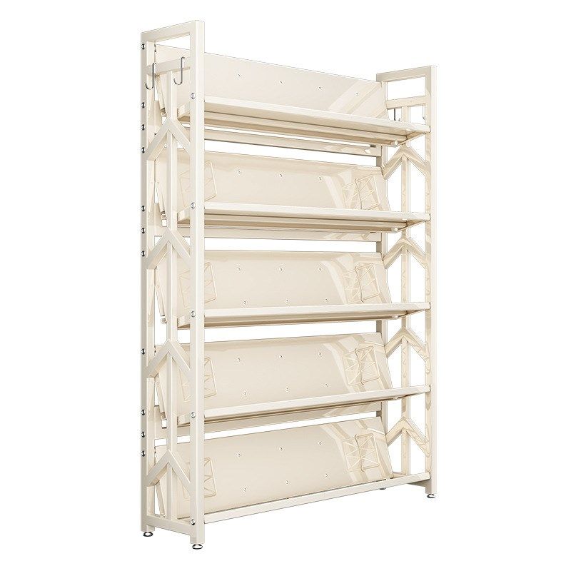 不锈钢钢制书架落地家用多层书本绘本架图书馆展示置物架儿童书架,淘宝优惠券,粉丝福利购,淘宝优惠卷