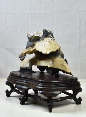 琴书侣 吕梁石2219号 观赏石 奇石 避雨石 家居工艺品装饰摆件