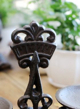 格嘉睿尔铸铁摆件天枰家居摆件装饰品复古老式庭院别墅摆设