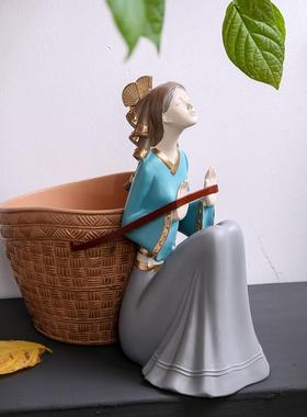 创意民族风进门玄关钥匙收纳摆件家居客厅乔迁新居少女房间装饰品