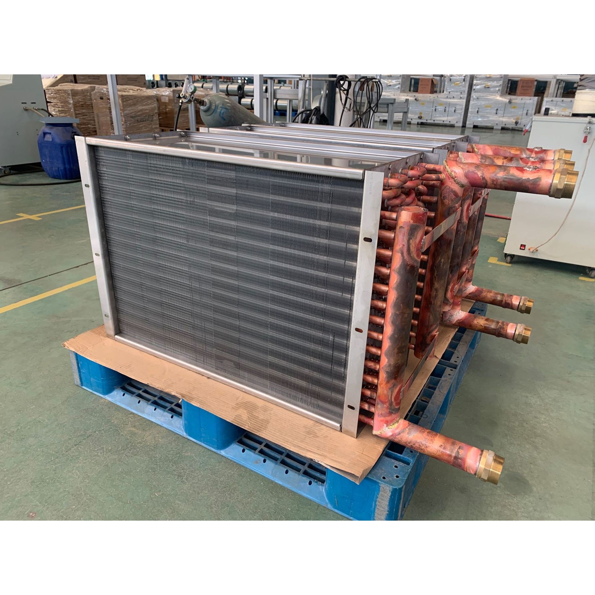 蒸汽加热盘管 空气散热器 热交换器 不锈钢管套铝翅片结构热回收,淘宝优惠券,粉丝福利购,淘宝优惠卷