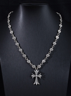 嘻哈潮牌十字架项链00