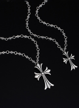 嘻哈潮牌十字架项链66