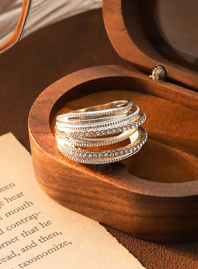 欧美风密镶满钻女戒13