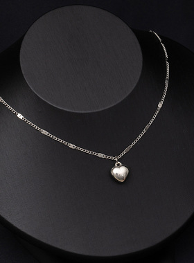 小众轻奢冷淡风爱心项链