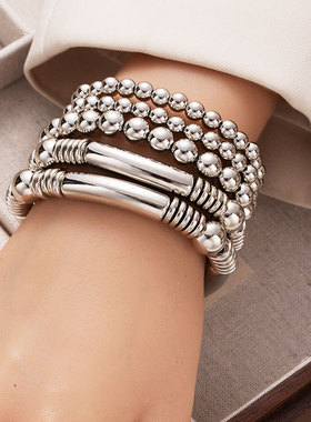 简约轻奢欧美风女士手环套装