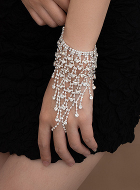 创意镶钻流苏手链0332