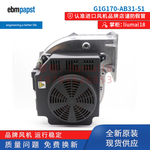 G1G170-AB31-51德国ebmpapst风扇EC无刷调速锅炉散热鼓风机410W - 图1