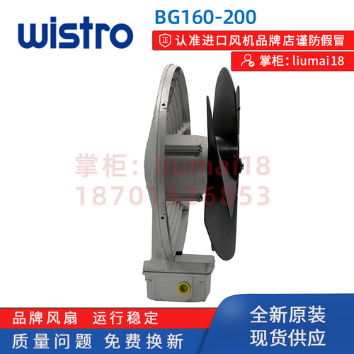 原装进口德国wistro电机BG160-200  C60IL-2-2    高防护等级风扇 - 图1