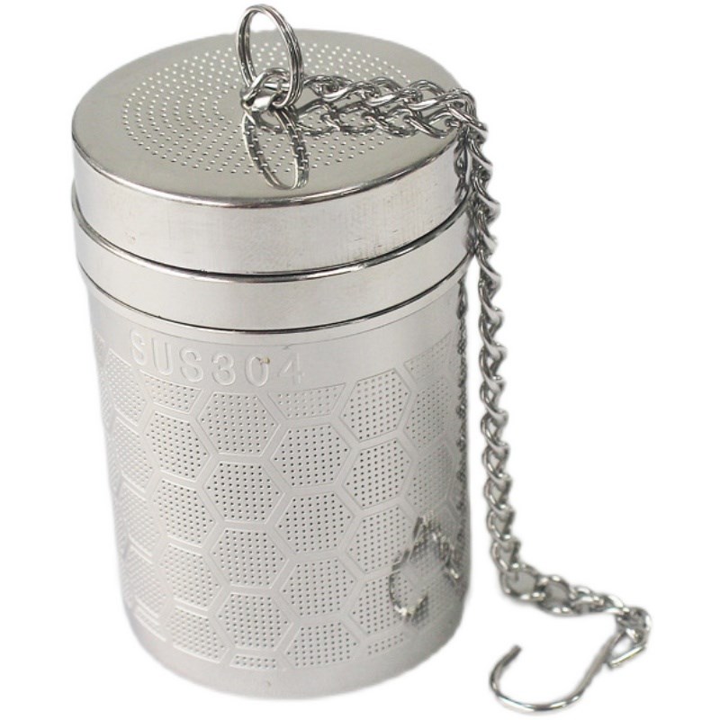 全304不锈钢茶漏茶隔细孔茶滤网茶水分离茶仓泡茶器茶壶茶杯通用 - 图3