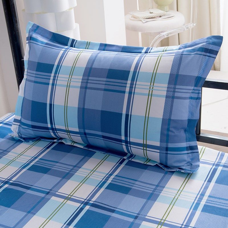 新款格大学生宿舍纯棉三件套高中学生用床单被套单人学校上下铺床,淘宝优惠券,粉丝福利购,淘宝优惠卷