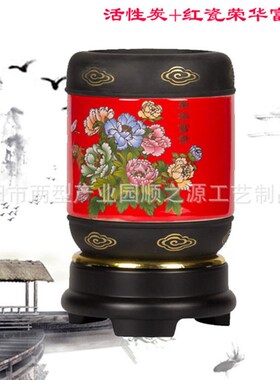 树脂工艺品礼品陶瓷工艺品活性炭雕摆件家居装饰商务馈赠笔筒厂家