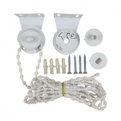 *窗帘配件大全卷帘窗帘拉绳子百叶滑轮卷轴支架升降底座拉珠控制 - 图3