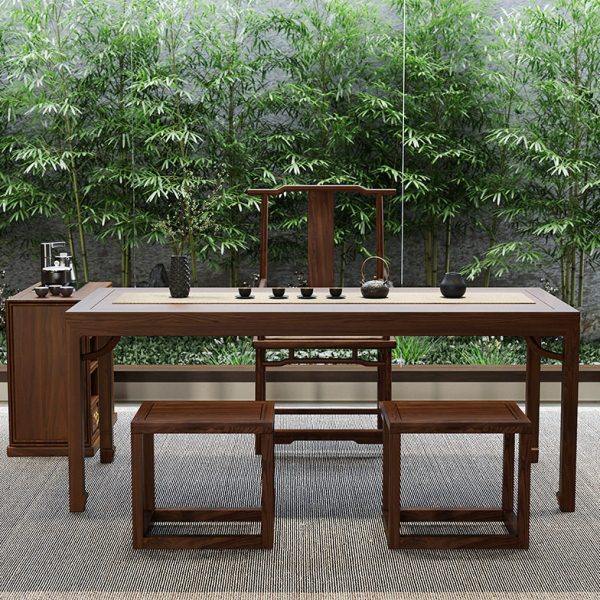 新中式茶桌椅家用茶台桌公大型泡茶桌仿古客厅功夫茶室桌子组合,淘宝优惠券,粉丝福利购,淘宝优惠卷