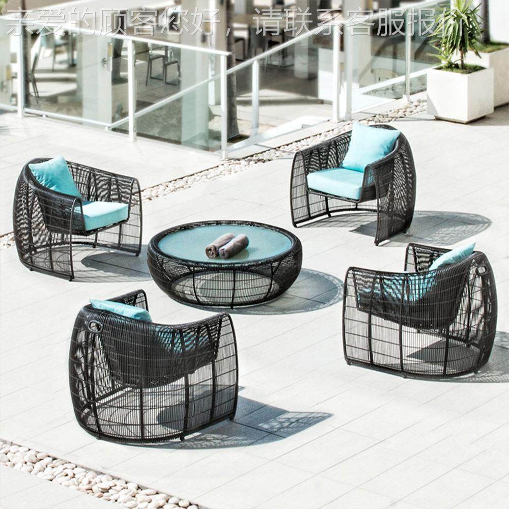 外藤479编沙椅组合庭院发藤三件套阳户台小桌椅露天防水休闲沙发,淘宝优惠券,粉丝福利购,淘宝优惠卷