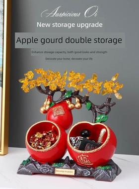 福禄平安钥匙收纳摆件客厅玄关柜桌面乔迁新家居装饰品结婚送礼物