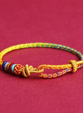 2024年径山龙绳手链太岁本命z年龙年属龙牛狗兔羊灵隐男女红绳手