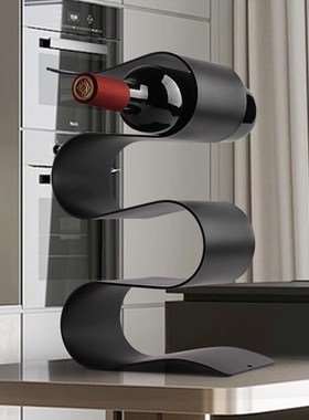 轻奢高档红酒架h摆件家居客厅酒柜餐厅餐边柜葡萄酒架高级感装饰