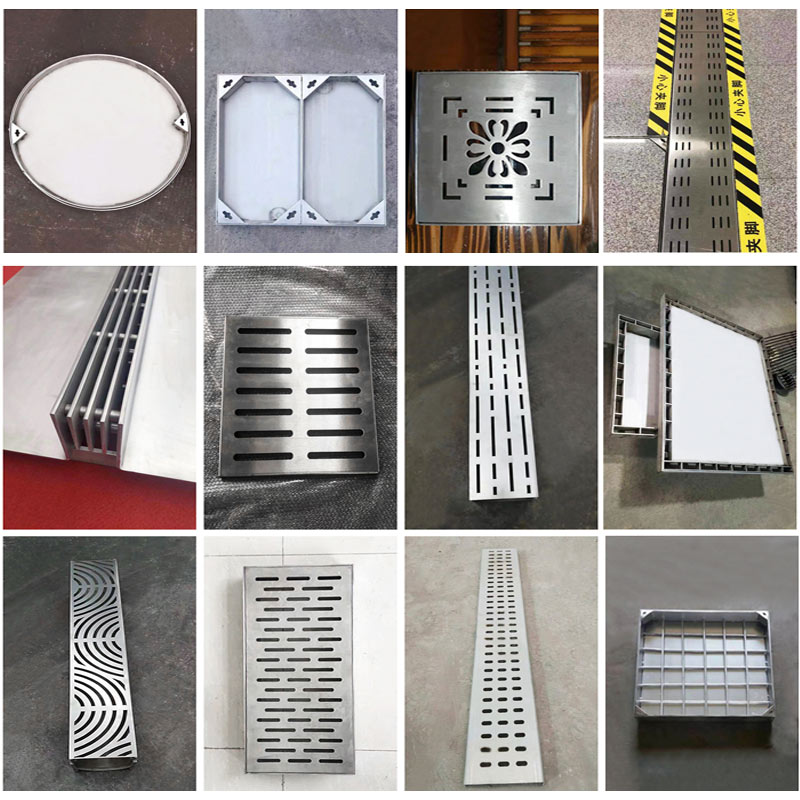 不锈钢井a盖隐形装饰盖圆形方形污水井窨井盖沙井盖阴井盖现货定 - 图2