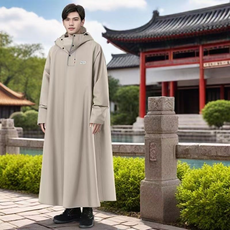 男雨衣电动车电瓶摩托车男款全身防暴雨钓N鱼雨披加厚骑行外穿女 - 图1