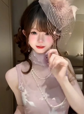 法式多层珍珠毛衣链女2025新款