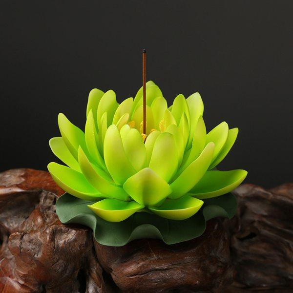 新款香炉手工莲花香插香底座禅意莲花檀香居室家用线香炉香炉摆件,淘宝优惠券,粉丝福利购,淘宝优惠卷