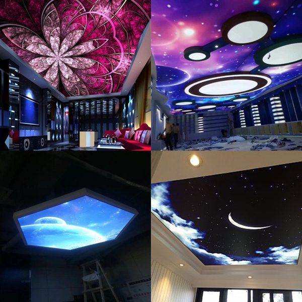 软膜天花吊顶星空透光膜超薄无边框卡布灯箱型材软膜星空蓝天异型,淘宝优惠券,粉丝福利购,淘宝优惠卷