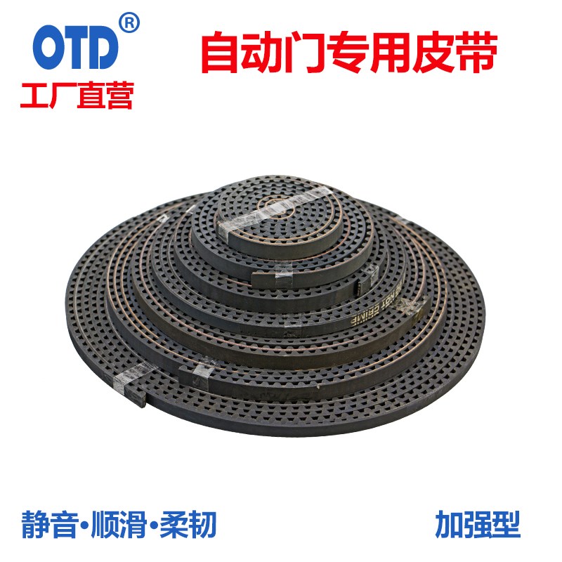 自动门皮带松下电动感应门S8M同步带平移玻璃门传送带耐通用款 - 图0