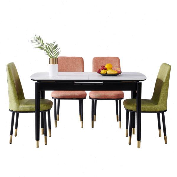 电磁炉多功能餐桌岩板家用小户型实木现代简约折叠火锅可伸缩饭桌,淘宝优惠券,粉丝福利购,淘宝优惠卷