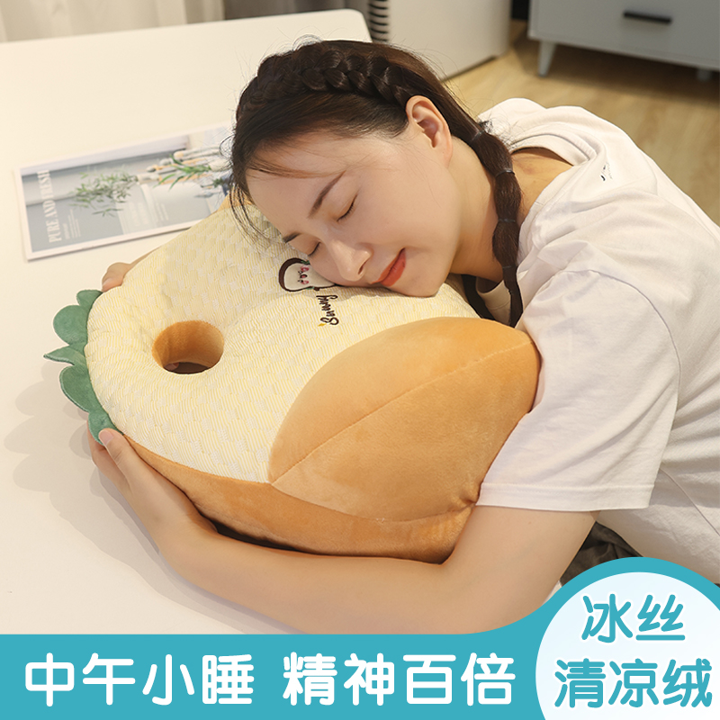 办公室腰靠靠垫上班m久坐神器腰枕午休靠枕椅子护腰靠背垫午睡抱 - 图3