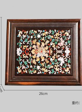 大红酸枝嵌贝普洱茶盒茶拒茶架子茶饼架收纳盒抽屉式家用茶叶盒