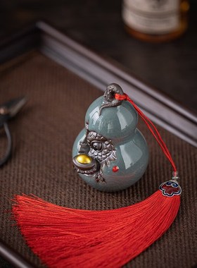 创意陶瓷福禄龙蛋个性摆件家居客厅茶桌装饰品生肖龙年吉祥物礼品