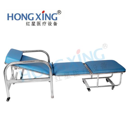 哇噢定制医院两用陪护椅人床公室午休可折叠座椅加厚折叠定做 - 图1