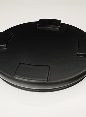 黑色圆形底座实木装v饰摆件客厅办公室桌面装饰品